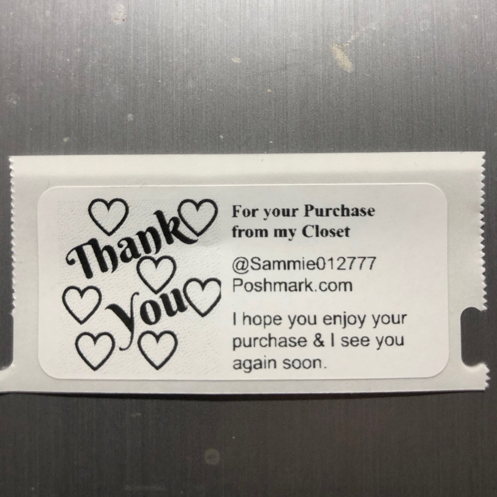 Custom Thank You sticker 🏷